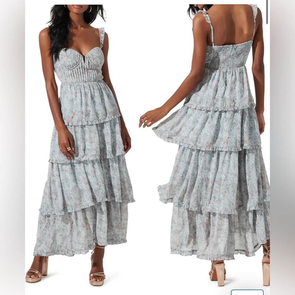 ASTR The Label Floral Maxi Dress